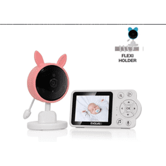 Evolveo Baby monitor N3, roza barve