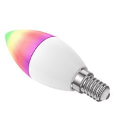 WOOX R9075 Smart WiFi LED E14 5W RGB 2700K-6500K zatemnilna pametna žarnica