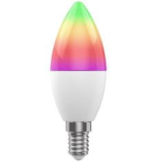 WOOX R9075 Smart WiFi LED E14 5W RGB 2700K-6500K zatemnilna pametna žarnica