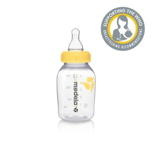 Medela 2271 STEKLENIČKA 150ML + SESALEC S