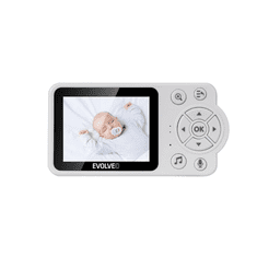 Evolveo Baby monitor N3, modre barve