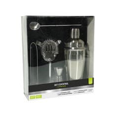 Set mešalnik za koktajl - Cocktail Shaker 550ml s pripomočki / 5 kos / inox