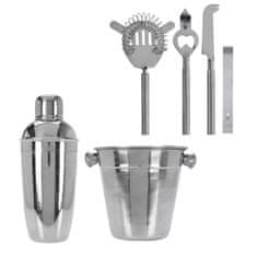 Set mešalnik za koktajl - cocktail Shaker / 6 kos / inox