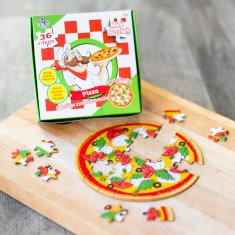 Alltoys Puzzle mini Pizza 6 različnih motivov 36 kosov