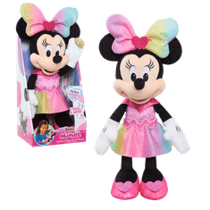 Alltoys Pojoča plišastka Minnie Mouse v svetleči obleki