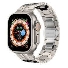 Infostyle Pašček za Apple Watch 1/2/3/4/5/6/7/8/9/10/SE/SE 2/Ultra/Ultra 2 (42/44/45/49mm), Titanium