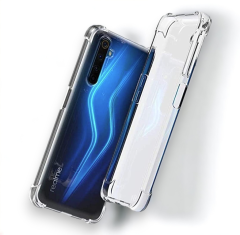 Infostyle Silikonski ovitek "antishock " za Realme 6 Pro (0.5 mm) - Prozoren