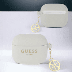 Guess Original Guess etui "Silicone Charm 4G" za slušalke AirPods 3 (GUA3LSC4EG)