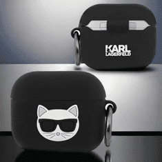 Karl Lagerfeld Original Karl Lagerfeld etui "Silicone Choupette" za slušalke AirPods 3 (KLACA3SILCHBK)