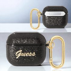 Guess Original Guess etui "Glitter Flakes" za slušalke AirPods 3 (GUA3HGGSHK)