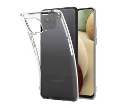 Infostyle Silikonski ovitek za Samsung Galaxy A12 (2mm) - transparent