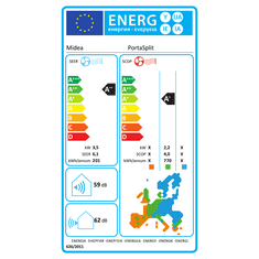 Midea Klimatska naprava PortaSplit 3.5 kW