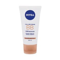 Nivea BB Cream 5in1 Day Cream SPF15 vlažilna bb krema 50 ml Odtenek medium