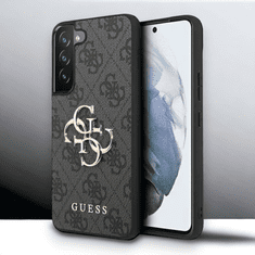 Guess Ovitek Guess "grey 3D" za Samsung Galaxy S23 Plus (GUHCS23M4GMGGR)