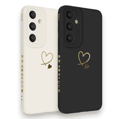 Infostyle Silikonski ovitek "Golden Heart" za Samsung Galaxy S24 Plus