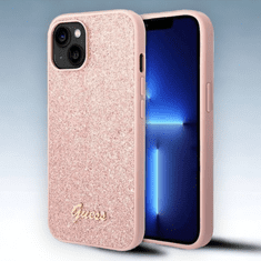 Guess Ovitek Guess "Glitter Pink" za iPhone 13/14/15 (GUHCP14SHGGSHP)