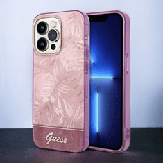 Guess Ovitek Guess "Jungle pink" za iPhone 14 Pro Max (GUHCP14XHGJGHP)