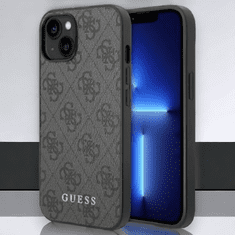 Guess Ovitek Guess "grey" za iPhone 14 Plus/ 15 Plus (GUHCP14MG4GFGR)