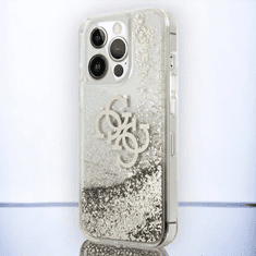 Guess Ovitek Guess "Liquid glitter gold" za iPhone 13 Pro Max/12 Pro Max (GUHCP13XLG4GGO)