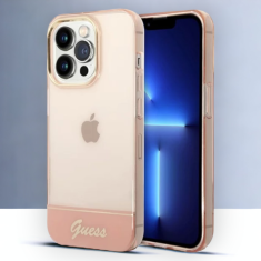 Guess Ovitek Guess za iPhone 14 Pro - roza (GUHCP14LHGCOP)