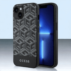 Guess Ovitek Guess "Cube BLACK" za iPhone 13 Pro s tehnologijo MagSafe (GUHMP13LHGCFSEK)