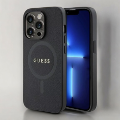 Guess Ovitek Guess "Saffiano MagSafe " za iPhone 15 Pro Max (GUHMP15XPSAHMCK)