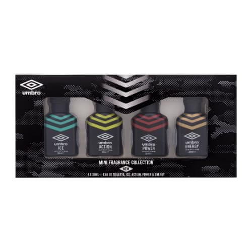 Umbro Mini Fragrance Collection Set toaletna voda Ice 30 ml + toaletna voda Energy 30 ml + toaletna voda Power 30 ml + toaletna voda Action 30 ml za moške