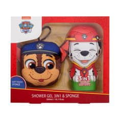 Nickelodeon Paw Patrol Marshall 3in1 Shower Gel, Shampoo & Conditioner Set Gel za prhanje, šampon in balzam 300 ml + pralna gobica za otroke