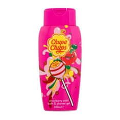 Chupa Chups Bath & Shower Strawberry Swirl gel za prhanje z vonjem jagode 300 ml za otroke