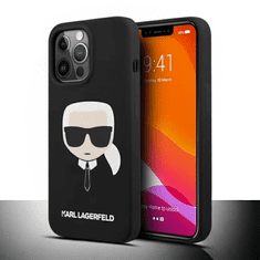 Karl Lagerfeld Ovitek Karl Lagerfeld "Karl's Head - black" za iPhone 13/13 Pro (KLHCP13LSLKHBK)