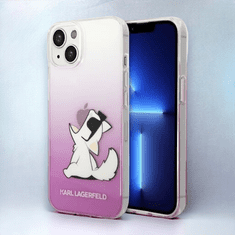 Karl Lagerfeld Ovitek Karl Lagerfeld "Choupette - pink" za iPhone 14 Plus/15 Plus (KLHCP14MCFNRCPI)