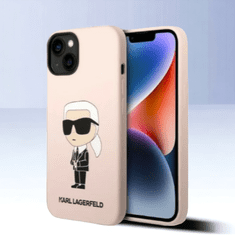 Karl Lagerfeld Ovitek Karl Lagerfeld "Karl - pink" za iPhone 14 Plus/15 Plus (KLHCP14MSNIKBCP)