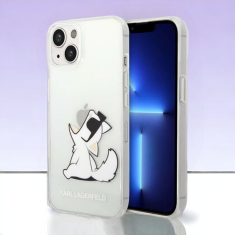 Karl Lagerfeld Ovitek Karl Lagerfeld "Choupette - transparent" za iPhone 14/15 (KLHCP14SCFNRC)