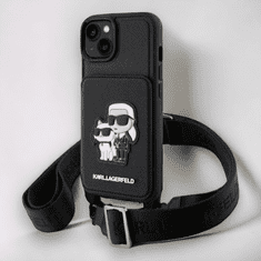 Karl Lagerfeld Ovitek Karl Lagerfeld "Saffiano Crossbody" za iPhone 13/14/15 (KLHCP14SCSAKCPMK)