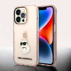 Karl Lagerfeld Ovitek Karl Lagerfeld "Choupette - PINK" za iPhone 14 Pro (KLHCP14LHNCHTCP)