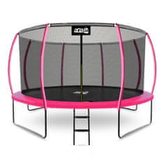 Aga SPORT EXCLUSIVE Trampolin 366 cm Roza + zaščitna mreža + lestev