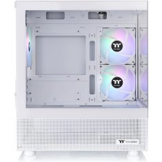 Thermaltake View 170 TG ARGB Snow Micro-ATX okno belo ohišje