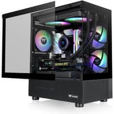 Thermaltake View 170 TG ARGB Micro-ATX okno črno ohišje