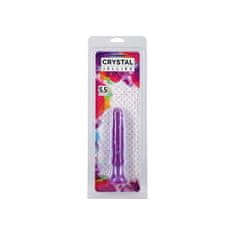 Doc Johnson Analni dildo Doc Johnson's - Crystal Jellies, 14 cm, vijoličen