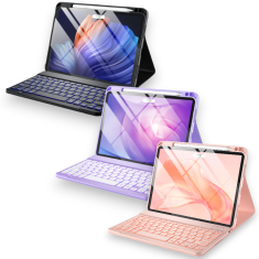 Infostyle Preklopna torbica s tipkovnico za tablični računalnik Apple iPad Air 4 2020 /5 2022/6 2024 10.9"