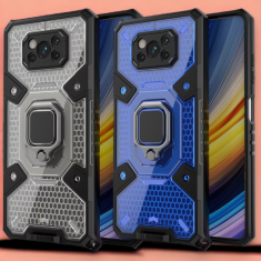 Infostyle Silikonski ovitek "Honeycomb armor ring" za Xiaomi Poco X3 / X3 Pro