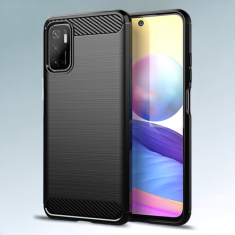 Infostyle Silikonski ovitek "carbon" za Xiaomi Poco M3 Pro 5G - Črna