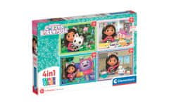 Clementoni Gabby’s dollhouse sestavljanka puzzle 4 v 1