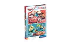 Clementoni sestavljanka puzzle 2 x 20 kosov - Cars