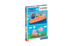 Clementoni sestavljanka puzzle 2 x 20 kosov - Peppa Pig