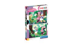 Clementoni Minnie Mouse sestavljanka puzzle 2 x 60 kosov