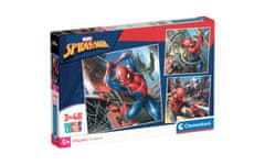 Clementoni Spiderman sestavljanka puzzle 3 x 48 kosov