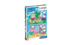 Clementoni sestavljanka puzzle 2 x 20 kosov -Peppa Pig/Pujsa Pepa