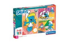 Clementoni Smrkci/The Smurfs sestavljanka puzzle 3 x 48 kosov