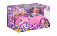 Zuru Punčka Sparkle Girlz z vozilom, set, 27 cm